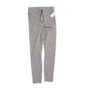 Spanx Skysoft High-Rise Leggings drawstring pants violet gray womens large new